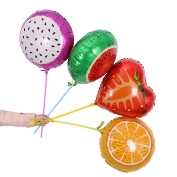 

10pcs Hawaii Theme Party Foil Balloons summer watermelon Fruits Balloons Summer Party Birthday Decoration Party Suppl