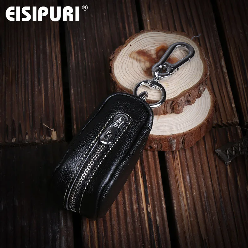 Men's Car Keys Wallets Genuine Leather Male Key Holder Organizer Housekeeper women Keychain Purse Key Ring Bag Keys Case Pouch key case key holder key organizer key purse