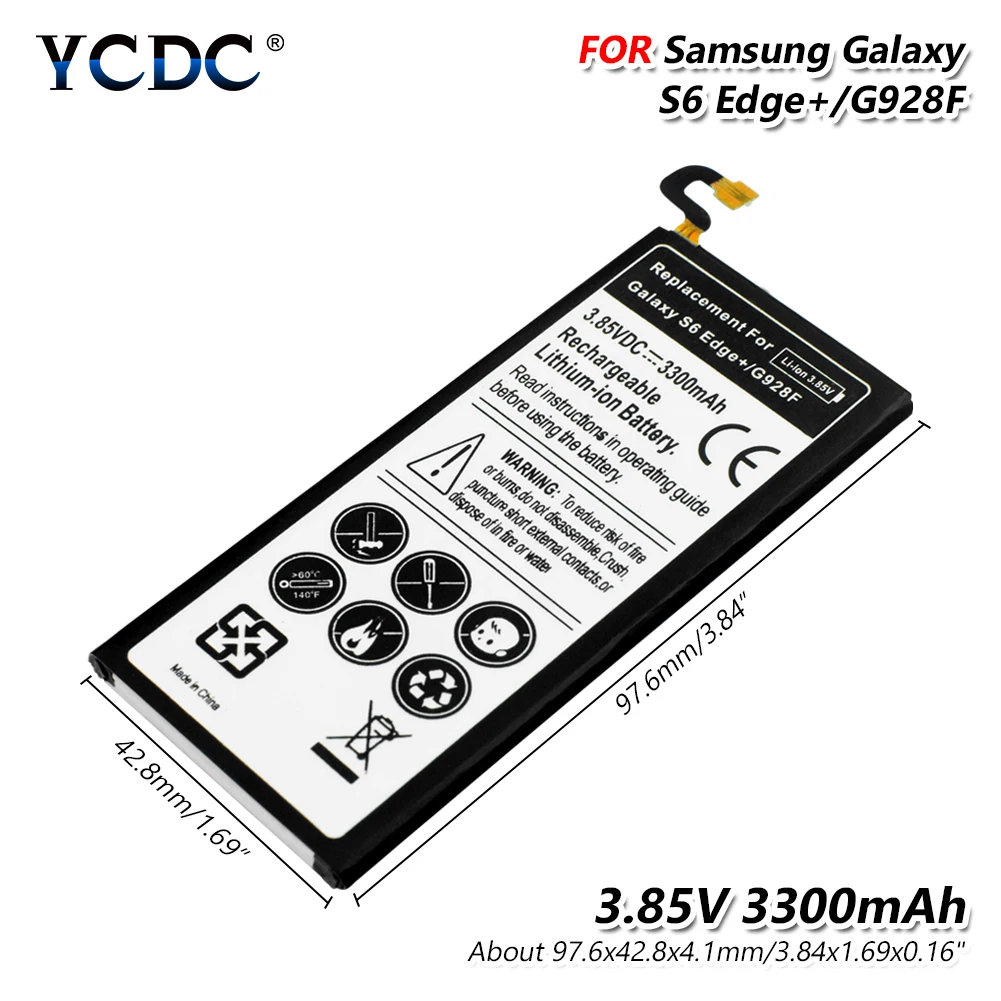 DC 3,85 V 3300mAh аккумулятор для samsung Galaxy S6 Edge Plus S6 Edge+ G9280 G928F G928P G928T G928V G928S