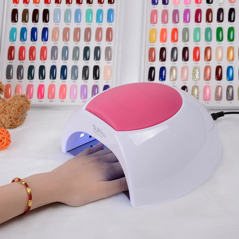 

Wenyi SUN UV SUN2 LED Lamps Nail 48W Nail Dryer Professional Nail UV Lamp Rose Silicon Pad For Nail Gel Polish with Sensor