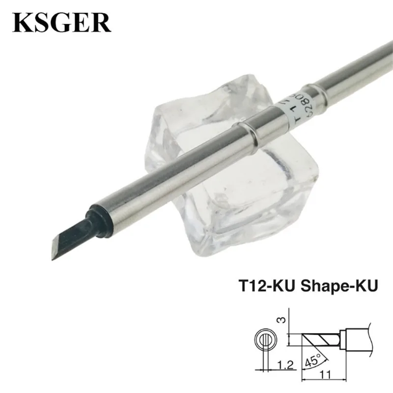 KSGER T12-ILS/K/KU/JL02/BL/D16/D24/BC2 электронные паяльники 70 Вт высококлассные сварочные инструменты T12 паяльный наконечник