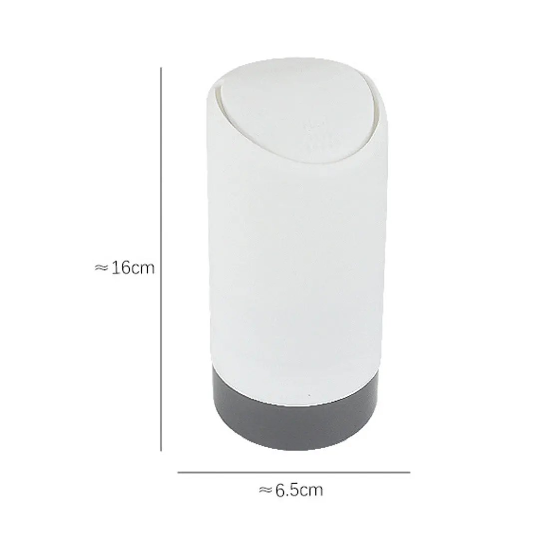 1PCS Black White Auto Car Garbage Can Car Trash Can Silicone Garbage Dust Case Holder Rubbish Bin