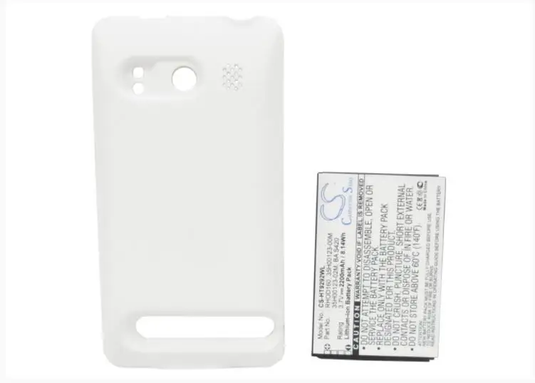 Аккумулятор Cameron Sino 2200 мАч для HTC A9292 EVO 4G сверхзвуковой 35H00123-00M 35H00123-02M 35H00123-03M