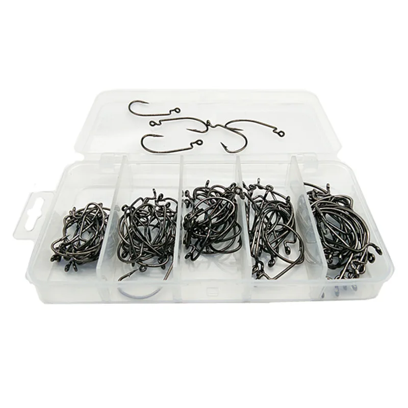

SHUNMIER 100pcs Crankhook Peche Fishing Hook Pesca Fish Haken Hooks Anzuelos Gancho Anzois Tete Plomb Hamecon Carp Iron Plate