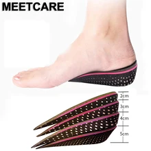 1 пара, высококачественные, невидимые, увеличивающие рост половинные стельки с эффектом памяти, розовые стельки для амортизационных подъемников, на каблуке для мужчин и женщин