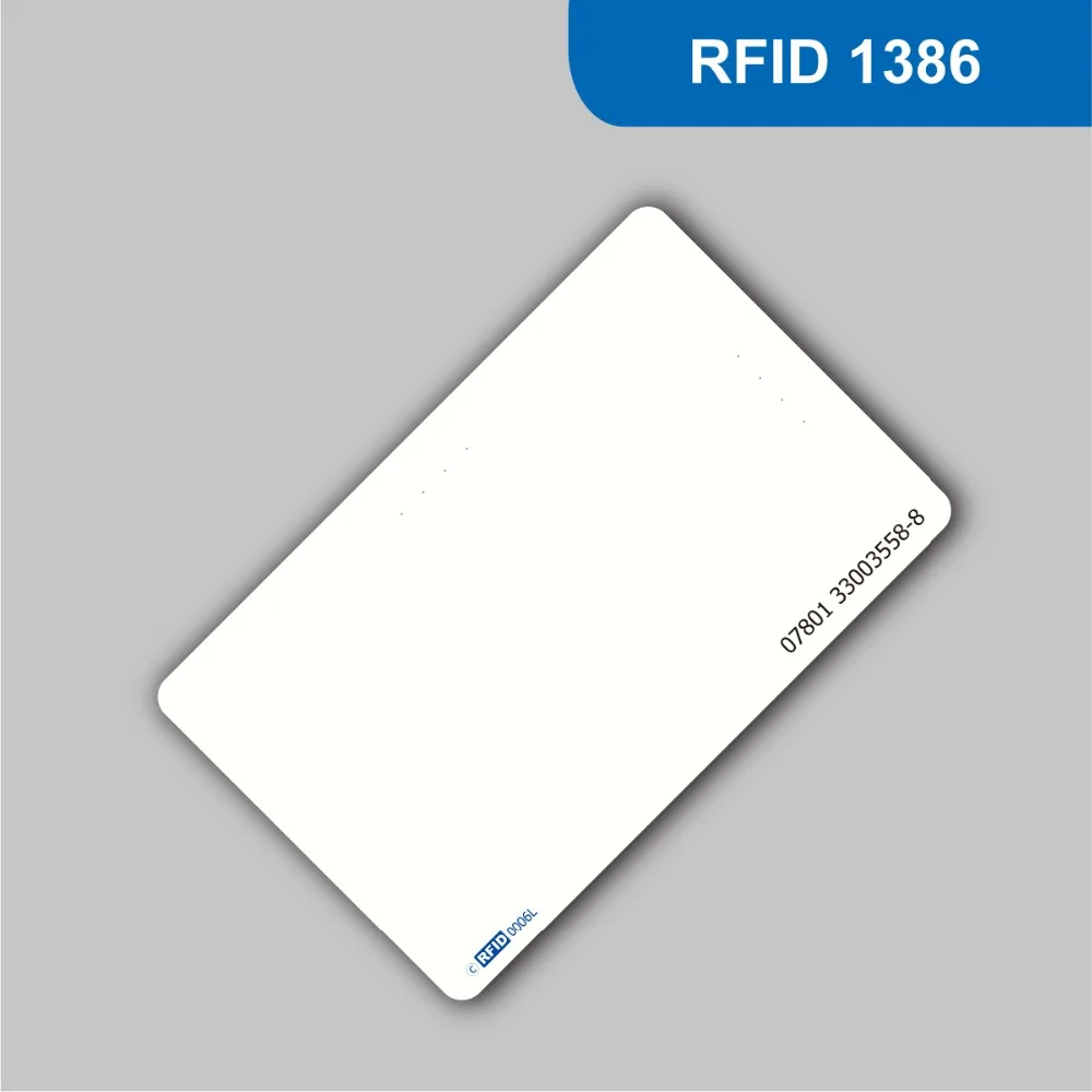 RFID смарт-тег пустой белый ПВХ карты 125 кГц 26Bit формат H10301 для контроля доступа
