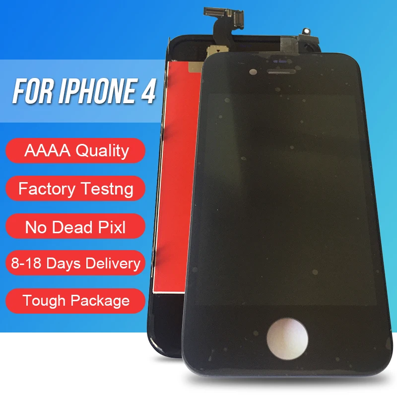 

ACKOOLLA LCD and Touch Screen Bracket For iphone 4 Mobile Phone Accessories Mobile Phone LCDs Touch Screen For iphone 4 3.5 inch