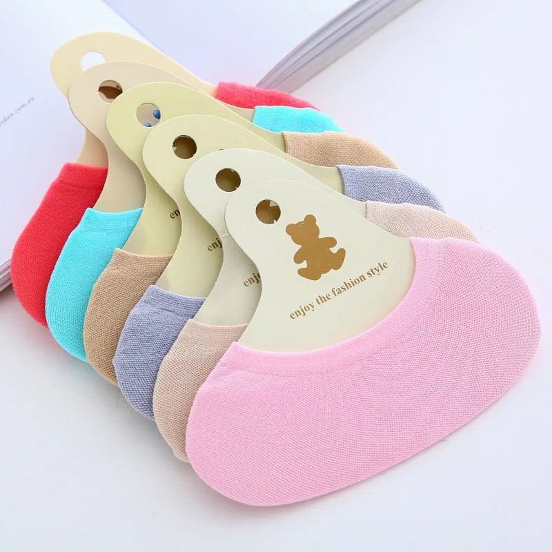 

Candy boat socks women thin thin shallow socks silicone non-slip summer ladies invisible socks low help foot socks socks