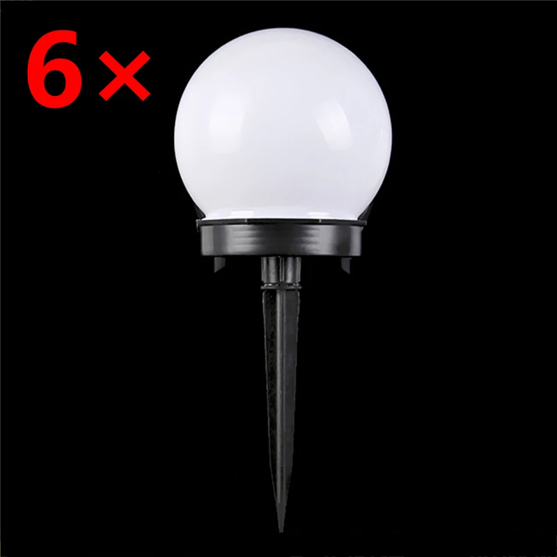 

6 pcs/lot Solar Garden Light Waterproof LED Bulb Lawn Garden Light Outdoor Camping Night Lights Solar Powered Landscape Lamp
