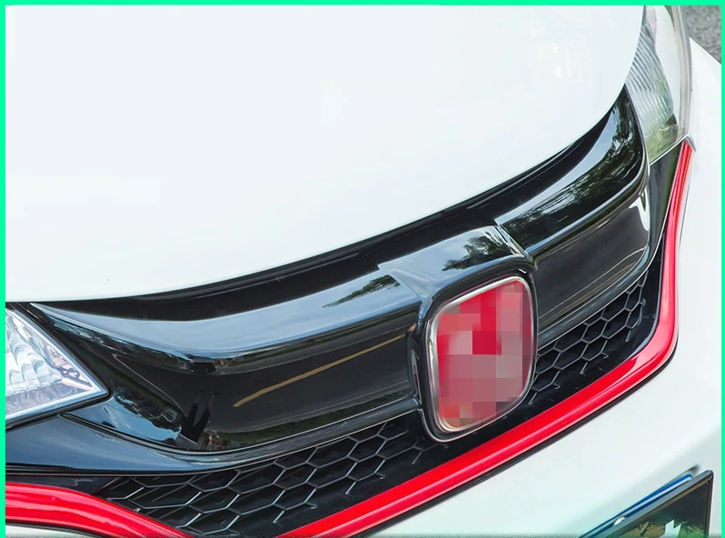 Для HONDA FIT JAZZ 2016 2018 бампер воздухозаборная решетка Планки передняя полоса