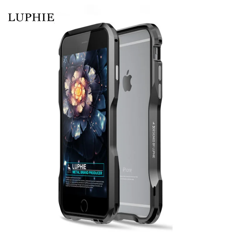 bilder für Luphie metallstoßdämpfer für iphone 6 plus Fall Aluminium Rahmen telefon Luxus Marke Abdeckung für iphone 6 s plus Metall Fällen stoßfest bilder für Luphie metallstoßdämpfer für iphone 6 plus Fall Aluminium Rahmen telefon Luxus Marke Abdeckung für iphone 6 s plus Metall Fällen stoßfest