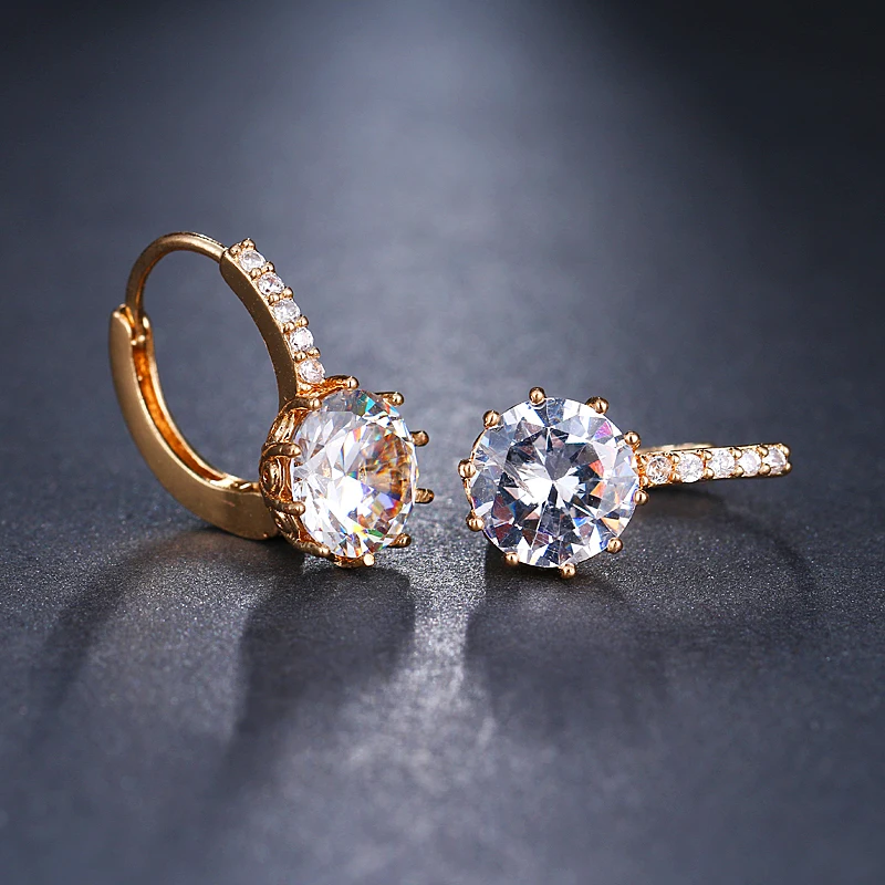 Женские серьги гвоздики с фианитами 10 цветов|fashion stud earrings|stud earringsstud earrings wholesale |