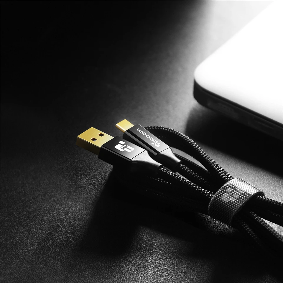 TIEGEM 3,1 usb type-C нейлоновый кабель для быстрой зарядки usb type-C USB-C кабель для синхронизации данных и зарядки для OnePlus 2 ZUK Z2 NEXUS 5X6 P Xiaomi