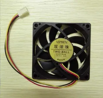 

GKD New Two Ball Bearing Style 12V 7CM 70MM 7015 3Pin Cooling Cooler Fan