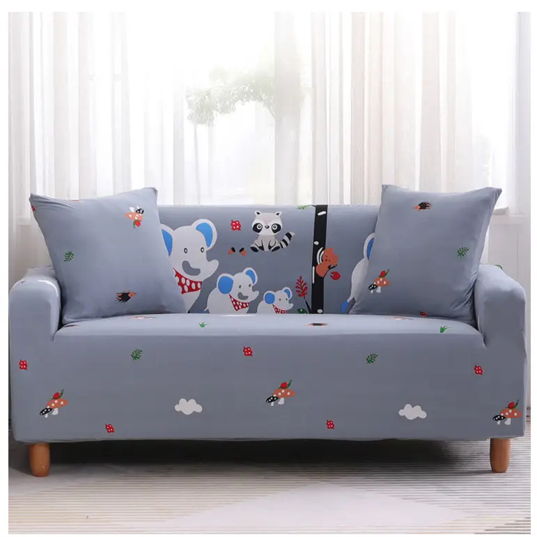 Фламинго печати стрейч эластичный чехол на диван Хлопковое полотенце на диван Нескользящие чехлы для диванов для гостиной - Цвет: style18