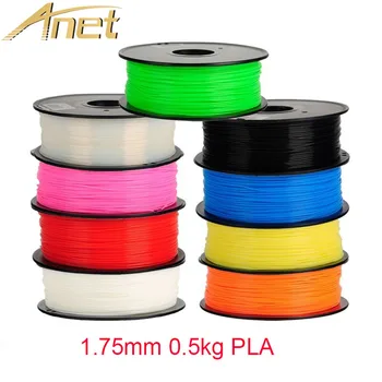 

1PCS 3D Printer Filaments PLA 1.75mm/1kg Plastic Rod Ribbon Consumables Material Refills For MakerBot/RepRap/Up 10 Colors