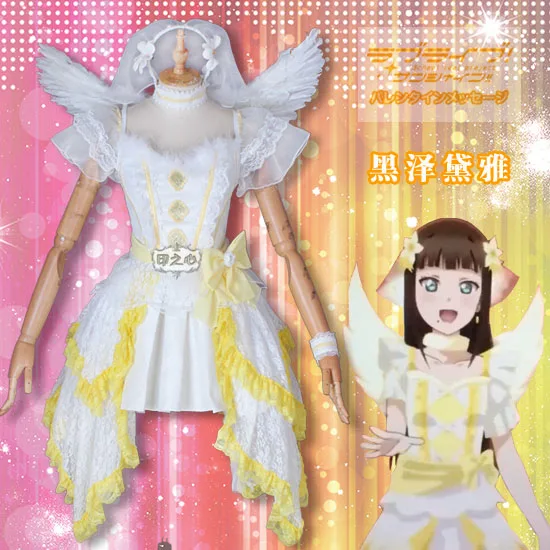Lovelive aqours Kurosawa Dia Takami Chika Watanabe You следующий сверкающий карнавальный костюм платье с