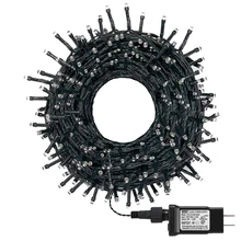 Водонепроницаемый светодиодный фонарь 10 м, 20 м, 30 м, 50 м, 100 м, 24 В, наружная гирлянда для новогодней елки, рождественские, вечерние, свадебные украшения