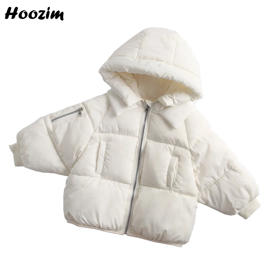 

Winter White Short Jacket For Girls 4 5 6 Years Fashion Baby Girl Jacket Beautiful Hooded Warm Parkas Kids Cute Boys Coat Black