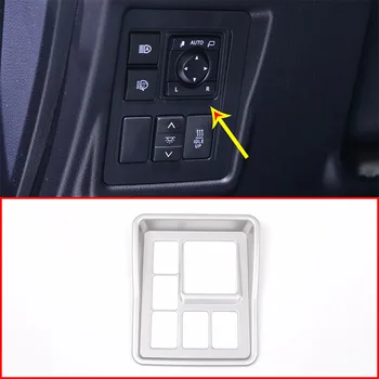 

For Toyota Land Cruiser Prado FJ150 150 2010-2017 ABS Side Rearview Mirror Adjustment Frame Cover Trim Car Accessories