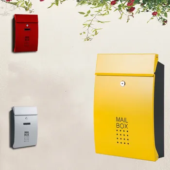 

Mailbox outdoor villa outdoor mailbox Continental letter box wall hanging bar decoration props postbox LM6011132py