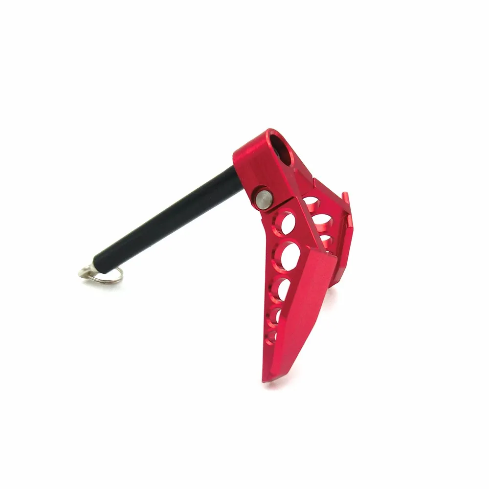 

1Pcs Red Foldable Winch Anchor Decor Tool Accessories for 1/10 RC Crawler Car Axial SCX10 90046 D90 D110 Tamiya CC01