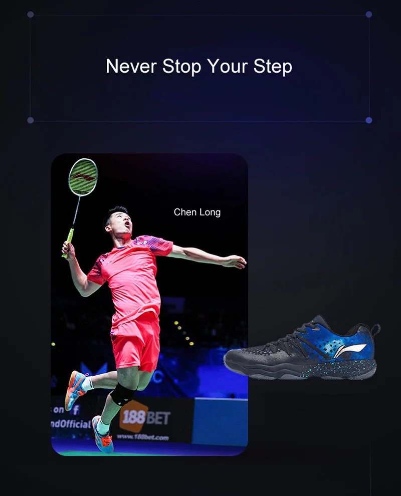 Клиренс) Li-Ning для мужчин Туманность обувь для бадминтона пригодно для носки анти-скользкая подкладка Фитнес Спортивная обувь Кроссовки AYTN035 XYY091