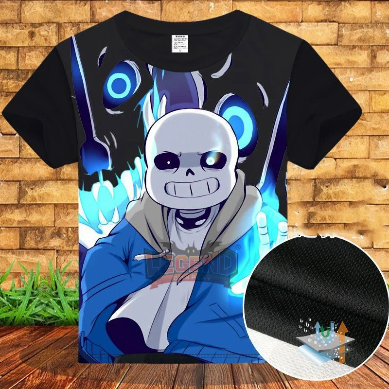 Рубашка undertale с надписью sans специальная стильная рубашка белая черная skeleton brother