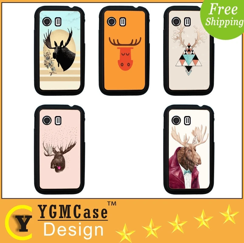 CASE CITY For Samsung Galaxy Y S5360 Protective Case Mobile Phone Bag Hard Cover Moose (s5360-3094) |