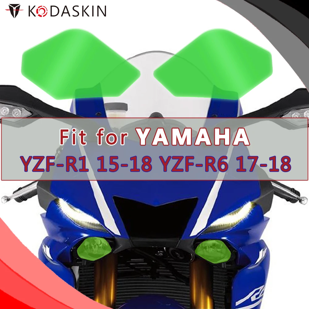 

KODASKIN ABS Headlight Cover Protection for Yamaha YZF-R1 2015-2018 YZF-R6 2017-2018