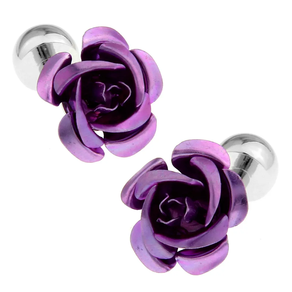 

Mens Wedding Cufflinks Novelty Fancy Rose & Clean Cloth 150966