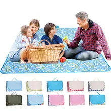 Водонепроницаемый складной коврик для пикника на открытом воздухе портативный плед пляжное одеяло утолщенный Кемпинг Туризм наземный матрас пляжный коврик 145x180 см