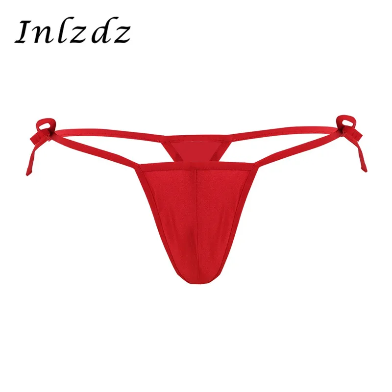 

Mens Lingerie Underwear G-string Thong Bikini Briefs Gay Underwear Open Butt Sexy Underwear with Bulge Pouch Male Thongs Panties
