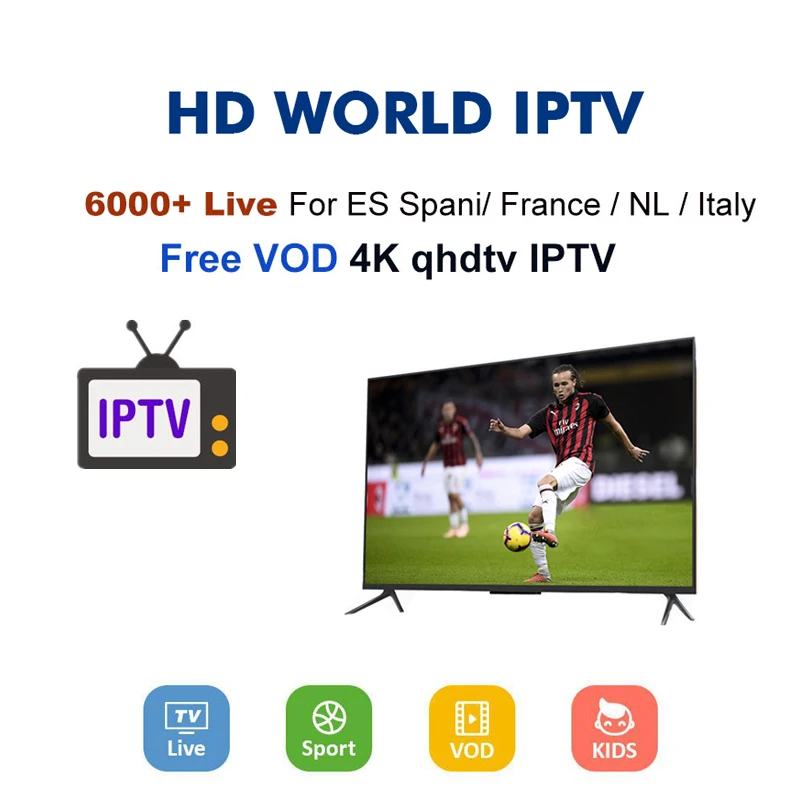 

Android IPTV TV box 6000+live free UHD 4K Ultra HD TV Box iptv Subscription for French uk Poland US Android iptv media player