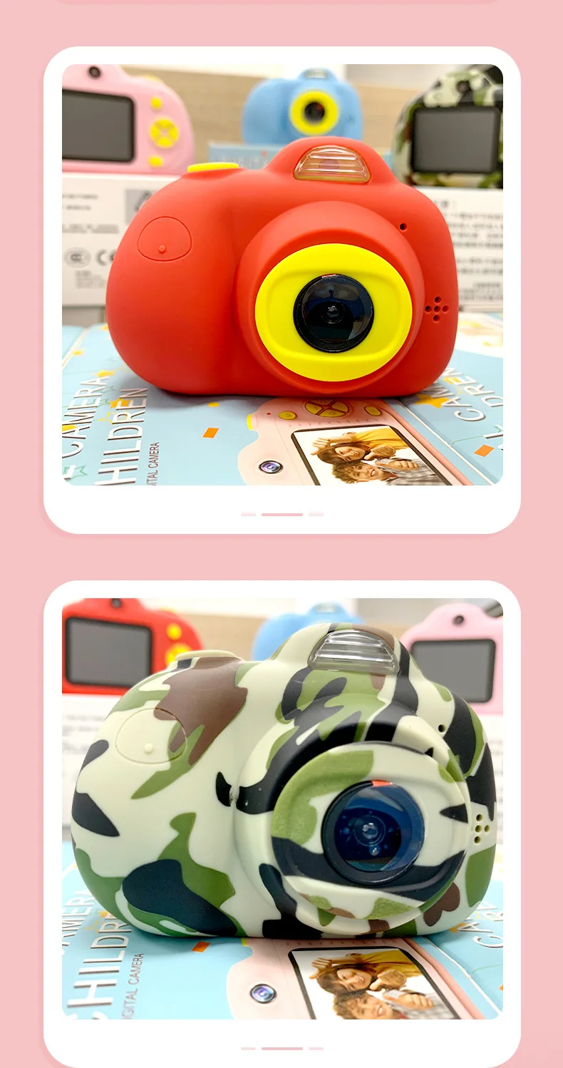 Игрушки для малышей 8MP hd камера обучающая мини цифровая фотокамера для малышей полноцветная мини LSR видеокамера видеомагнитофон поддержка TF