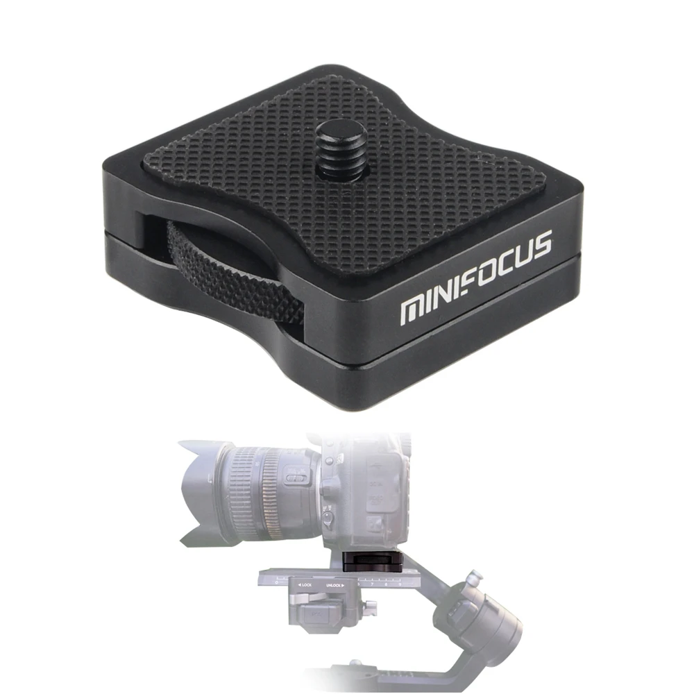 

MINIFOCUS Camera Gimbal Increased Pad Quick Release QR Plate for Zhiyun Crane 2/ Ronin-S Handheld Gimbal Increase Replacement