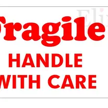 76x51 мм хрупкие обращайтесь с осторожностью самоклеющиеся транспортные этикетки/Стикеры, 2000 шт./лот, пункт No. SS23