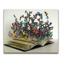 Пользовательские алмазов картина бабочки Книжный кот Вышивка крестиком Санта-Клауса дар home decor diy pintura стразами ponto cruz полный квадратный