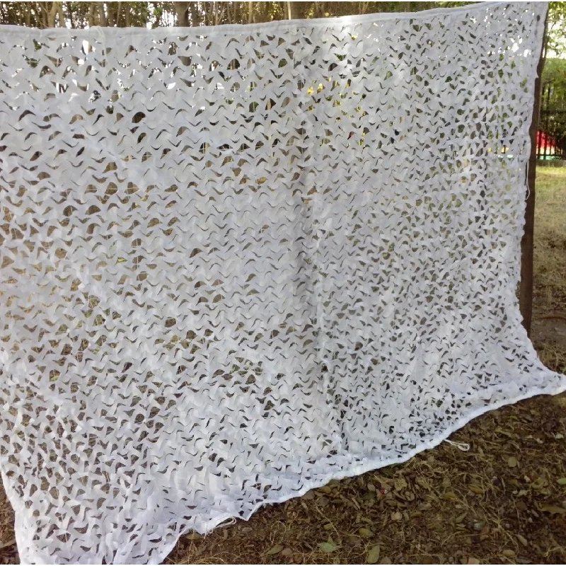 5X8FT Military Camouflage Net Snow White Camo Netting Hunting Camping Car Drop Net Camo Cover Decoration Photograph Background 5X8FT Military Camouflage Net Snow White Camo Netting Hunting Camping Car Drop Net Camo Cover Decoration Photograph Background