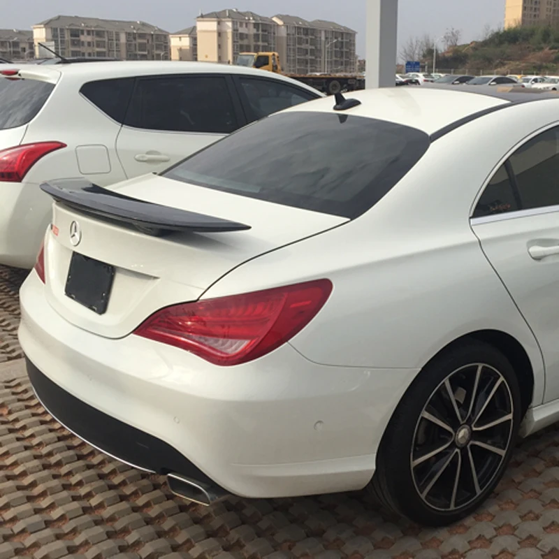 

For Mercedes-Benz CLA W117 CLA180 CLA200 CLA250 CLA45 ABS Plastic Painting Color Rear Wing Spoiler Auto Accessories