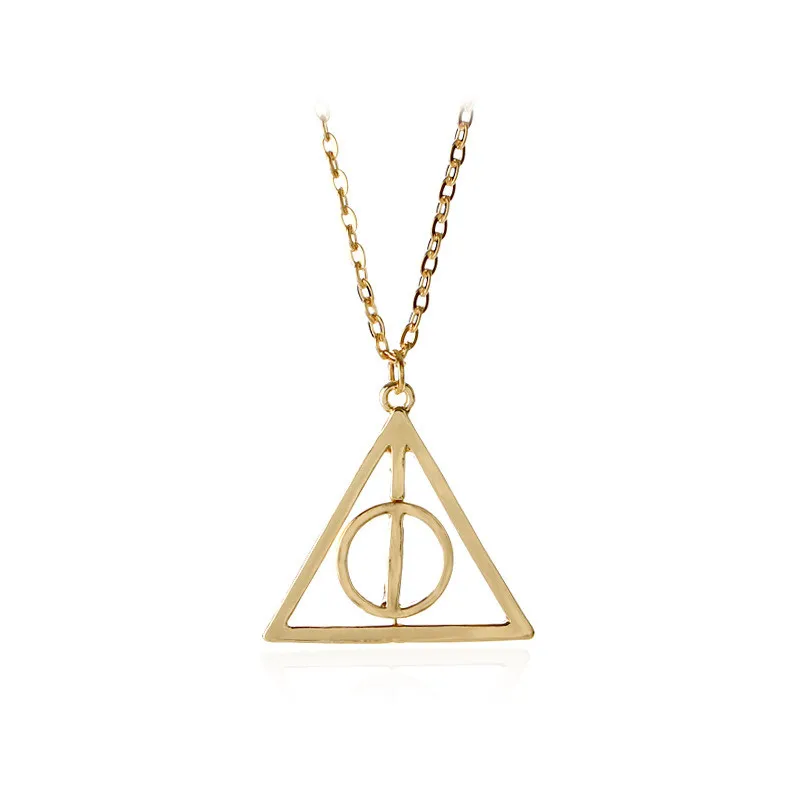 Beli Vintage Harry P Liontin Kalung Memutar Deathly Hallows Persahabatan Valentine Hadiah Terbaik Teman Kalung Perhiasan Aksesoris