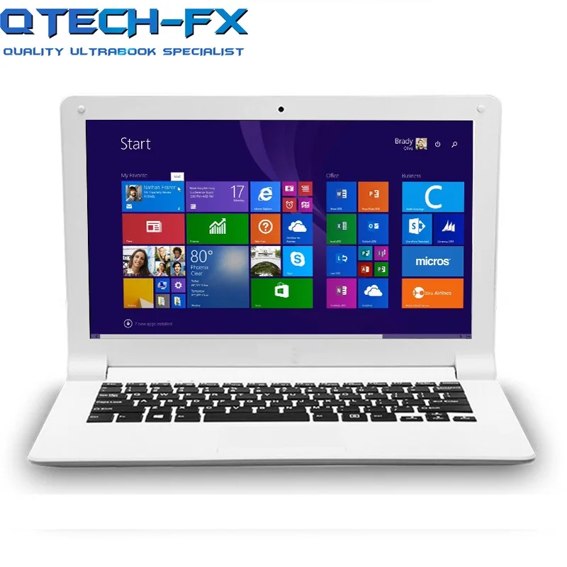 11.6 Laptop Windows10 32G SSD Ultrabook Fast CPU Intel 4 Core Light Office Student White Pink AZERTY Spanish Russian Keyboard ноутбук windows 8 ultrabook qtech 116g 12 intel 4 azerty hdd 500g qt116g