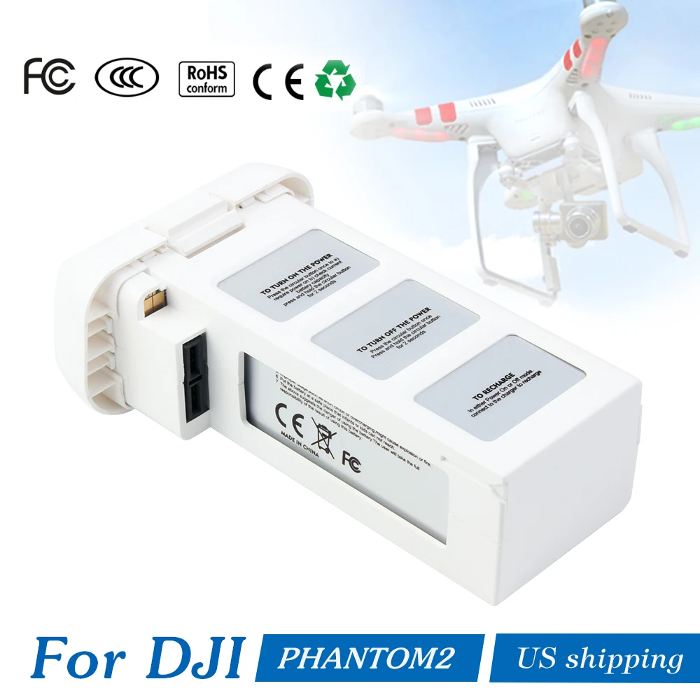 VANON В 11 1 мАч 5400 в обновленный умный аккумулятор для DJI Phantom 2 литий-ионный Vision и vision