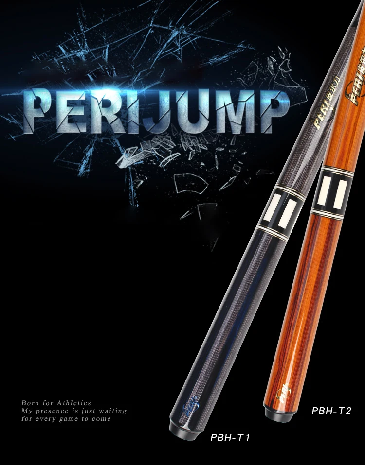 Набор кия PERI Jump, PHB, 13,8 мм, 105 см, бильярдный набор кия Jump, набор кия Jump Stick, комплект из 10 предметов, технологический вал, Китай