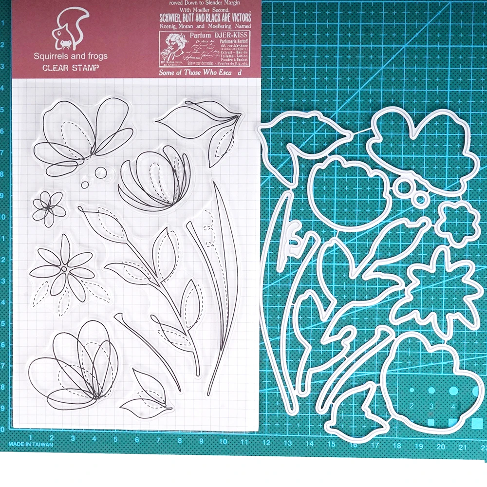 

DECORA 1PCS Daisy Flower Mother's Day Silicone Transparent Clear Stamp Cutting Die for DIY Scrapbooking Card Making Painting