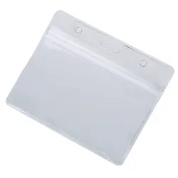 Горячие-10 x прозрачные вертикальные ID карточки для бейджиков пластиковые карманы держатель сумки 100x83 мм