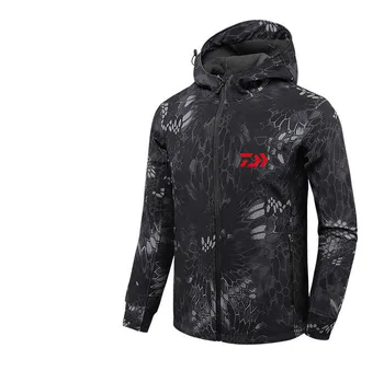 

2020 DAIWA Fishing Shirts Autumn Winter Warm Outdoor Fishing Jackets Sport Fleece Hooded Fishing Jacket Fishing Clothes