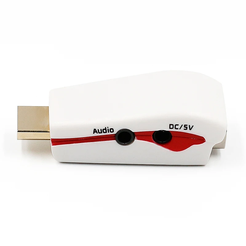 HDMI в VGA конвертер адаптер с аудио кабелем поддержка 1080P для HD tv xbox PS3 PS4 ноутбук ТВ коробка ПК проектор