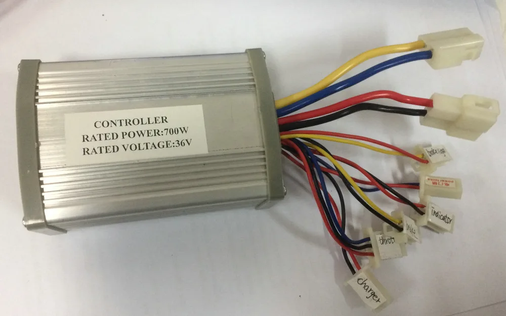 DC щеточный контроллер 24v36v48v800w для электрического скутера трехколесного