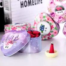 40 шт./компл. натуральная башня для благовоний конусы горят для 15 минут буддизма Ароматические конусы лаванда; Жасмин сандаловое дерево ароматерапия Медитация